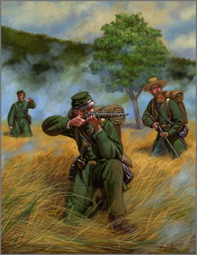 2nd United States Sharpshooters by Mark Maritato, http://www.maritato.com/, used with permission 2nd United States Sharpshooters by Mark Maritato