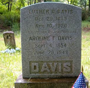 Davis Headstone Davis Headstone