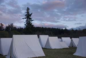 Tents at Steilacoom 2010 Tents